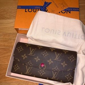 Louis Vuitton Daniel Ebene Emilie Wallet
